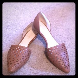Nine West perforated flats. 8.5